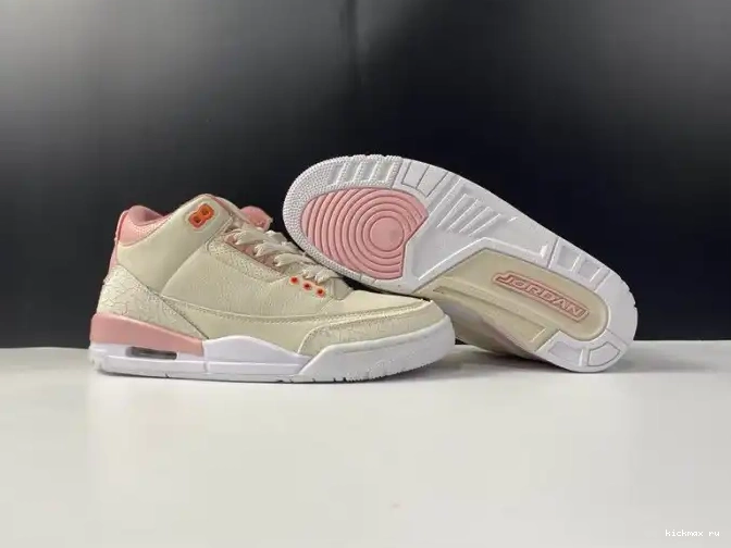 Rep Kickmax Retro CK9246-116 Air Sail (W) 3 Jordan Rust Pink 0404